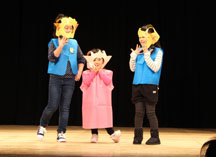 香芝市マスコットキャラクター「カッシー」オリジナルかぶりもの制作ワークショップ＆ステージ上でお披露目