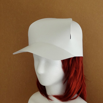 紙製野球帽子かぶりもの
